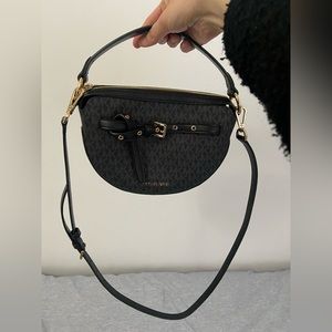 Michael Kors Emilia Small Saddle Bag Crossbody